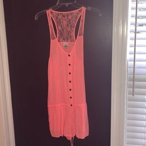 Victoria’s Secret Pink beach romper/cover-up